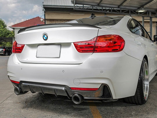 BMW F32 CARBON FIBER M-TEK ARCANE AERO STYLE DIFFUSER (DUEL OUTLET)