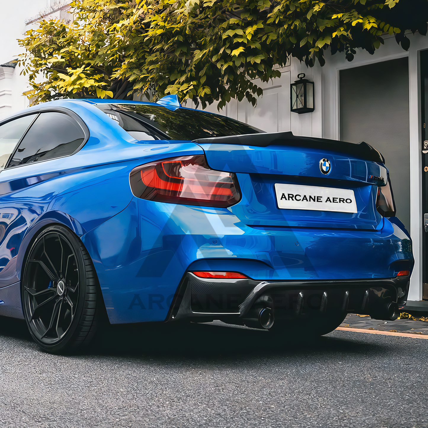 BMW F22 (2-SERIES) EXO STYLE ARCANE AERO CARBON FIBRE DIFFUSER