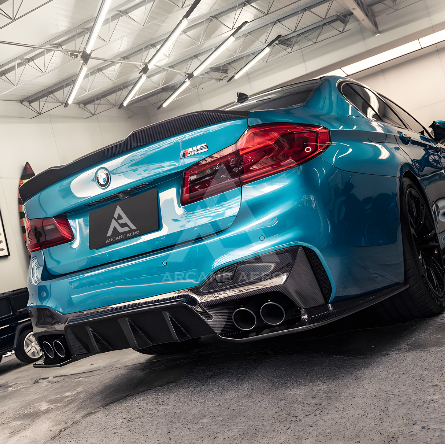 BMW F90 M5 3D STYLE CARBON FIBER ARCANE AERO DIFFUSER