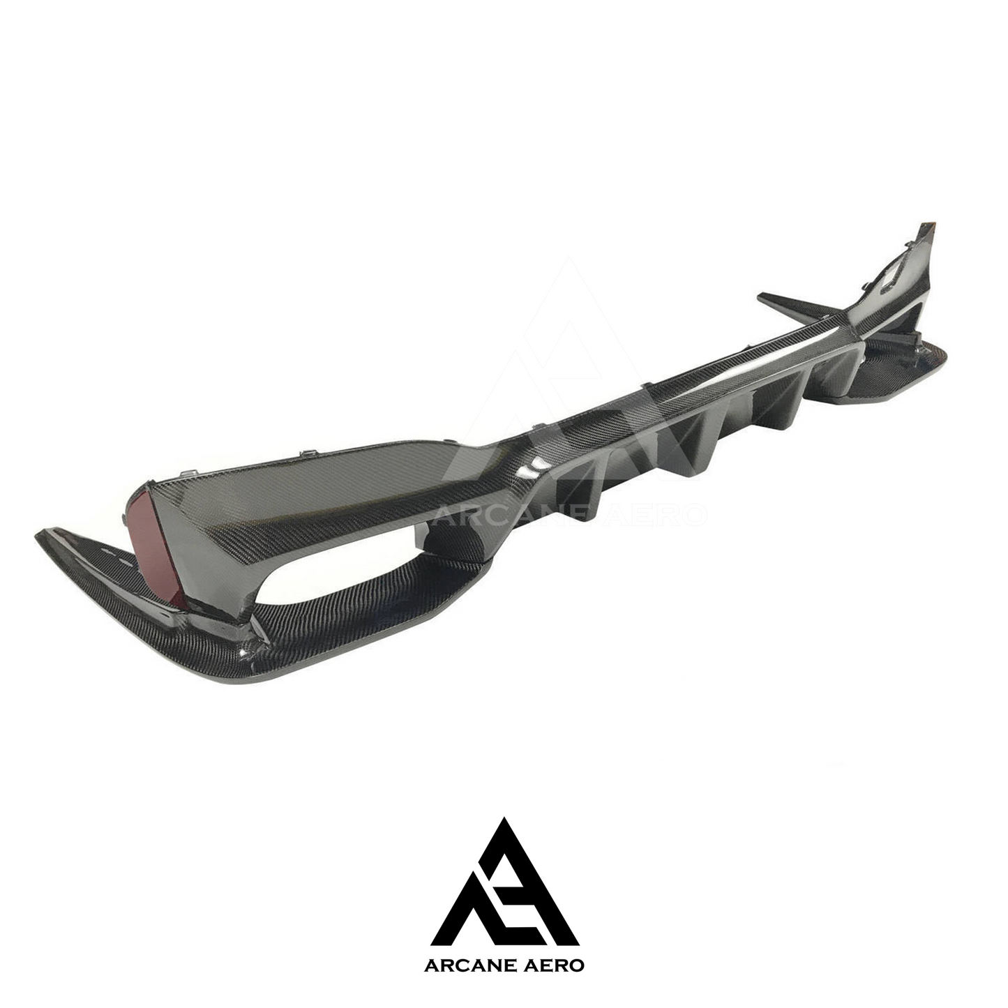 BMW F90 M5 3D STYLE CARBON FIBER ARCANE AERO DIFFUSER