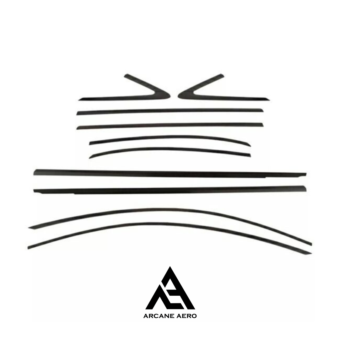 AUDI A3 8V (SEDAN) ARCANE AERO WINDOW BLACK OUT TRIM KIT