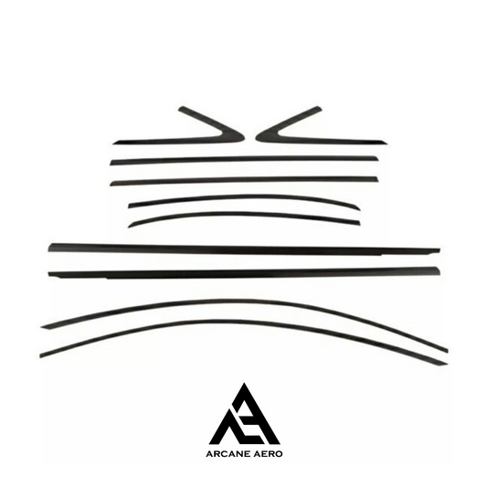 AUDI A3 8V (SEDAN) ARCANE AERO WINDOW BLACK OUT TRIM KIT