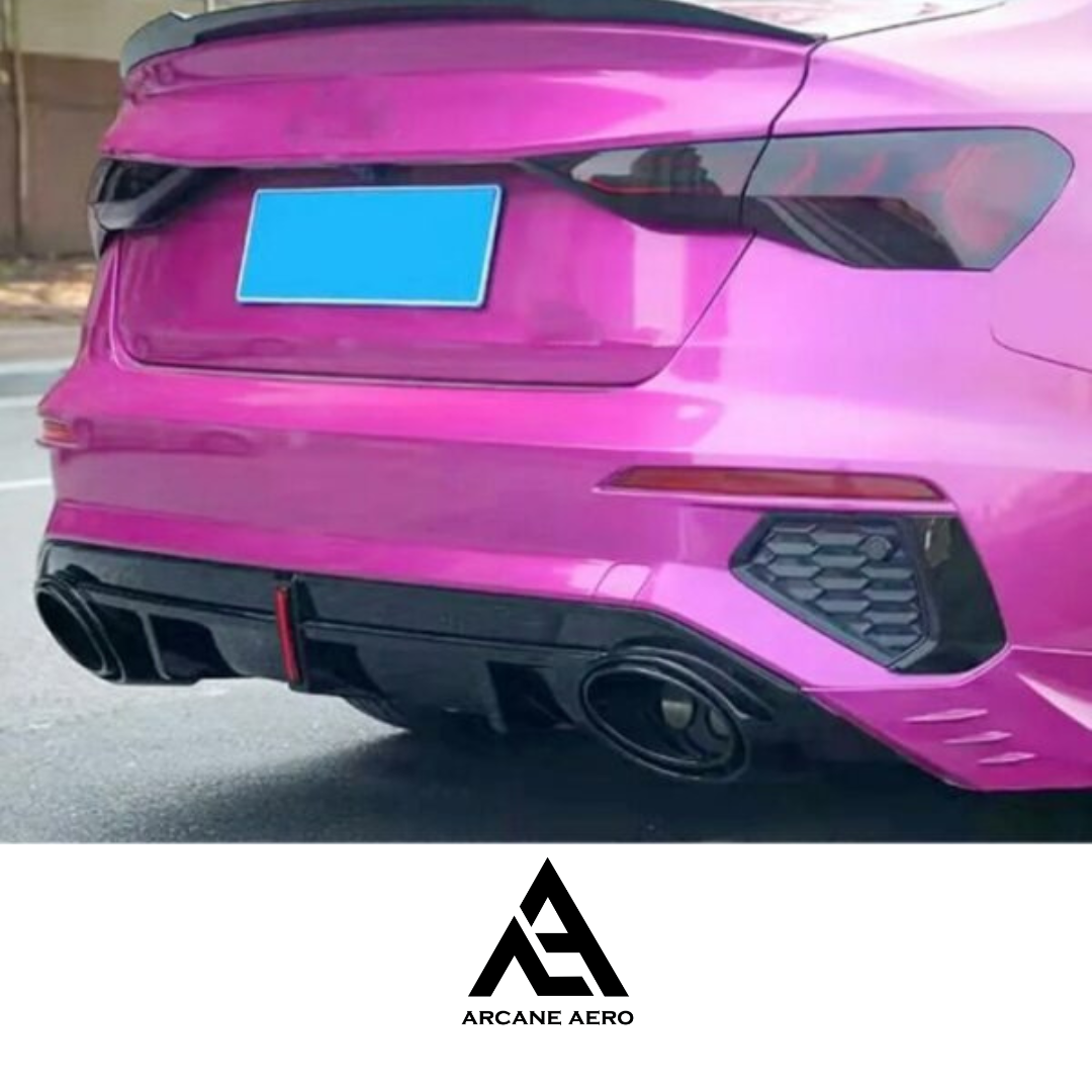 AUDI A3/S3 (8Y) (SEDAN)  ARCANE AERO RS3 STYLE LED DIFFUSER