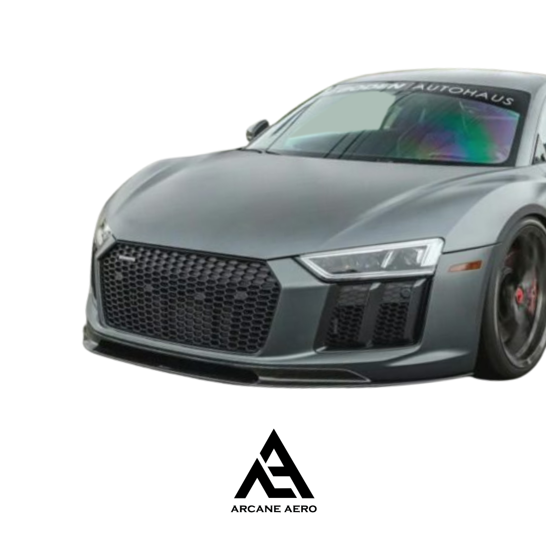 AUDI R8 (4S) ARCANE AERO STYLE CARBON FIBRE FRONT DIFFUSER