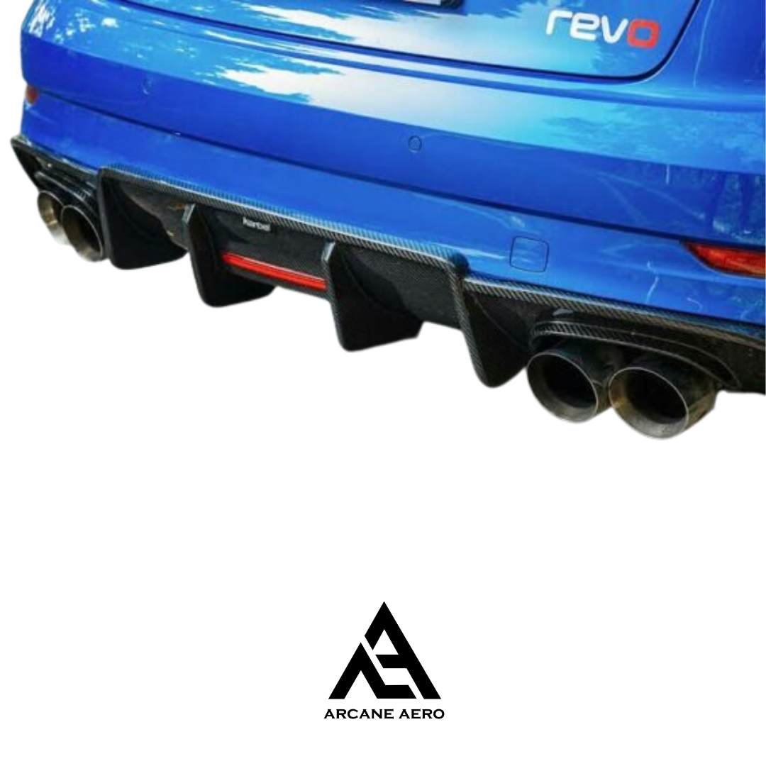 AUDI S3 8V SEDAN CARBON FIBRE KARBEL STYLE LED DIFFUSER