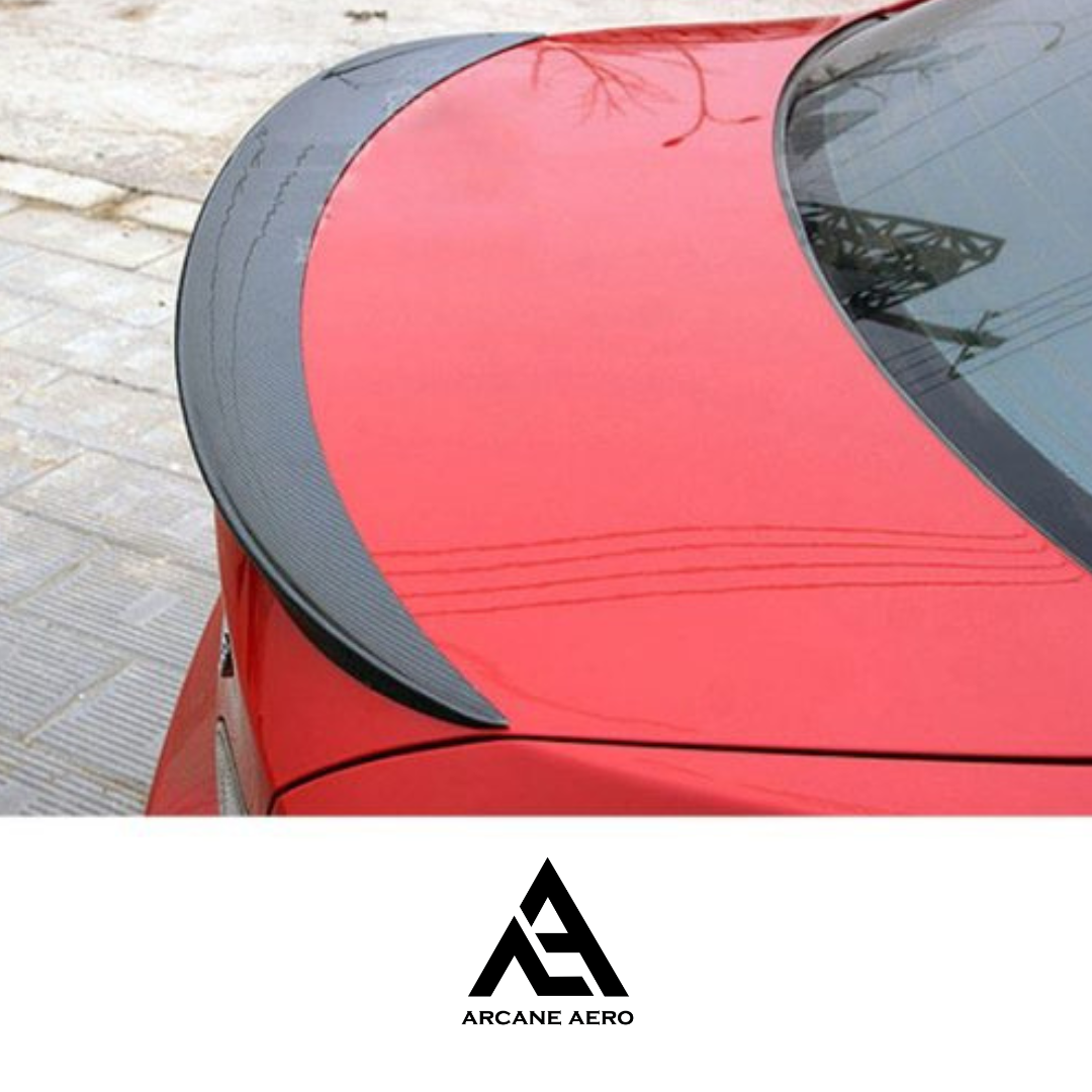 BMW E90 CARBON FIBER ARCANE AERO PERFORM STYLE BOOT SPOILER
