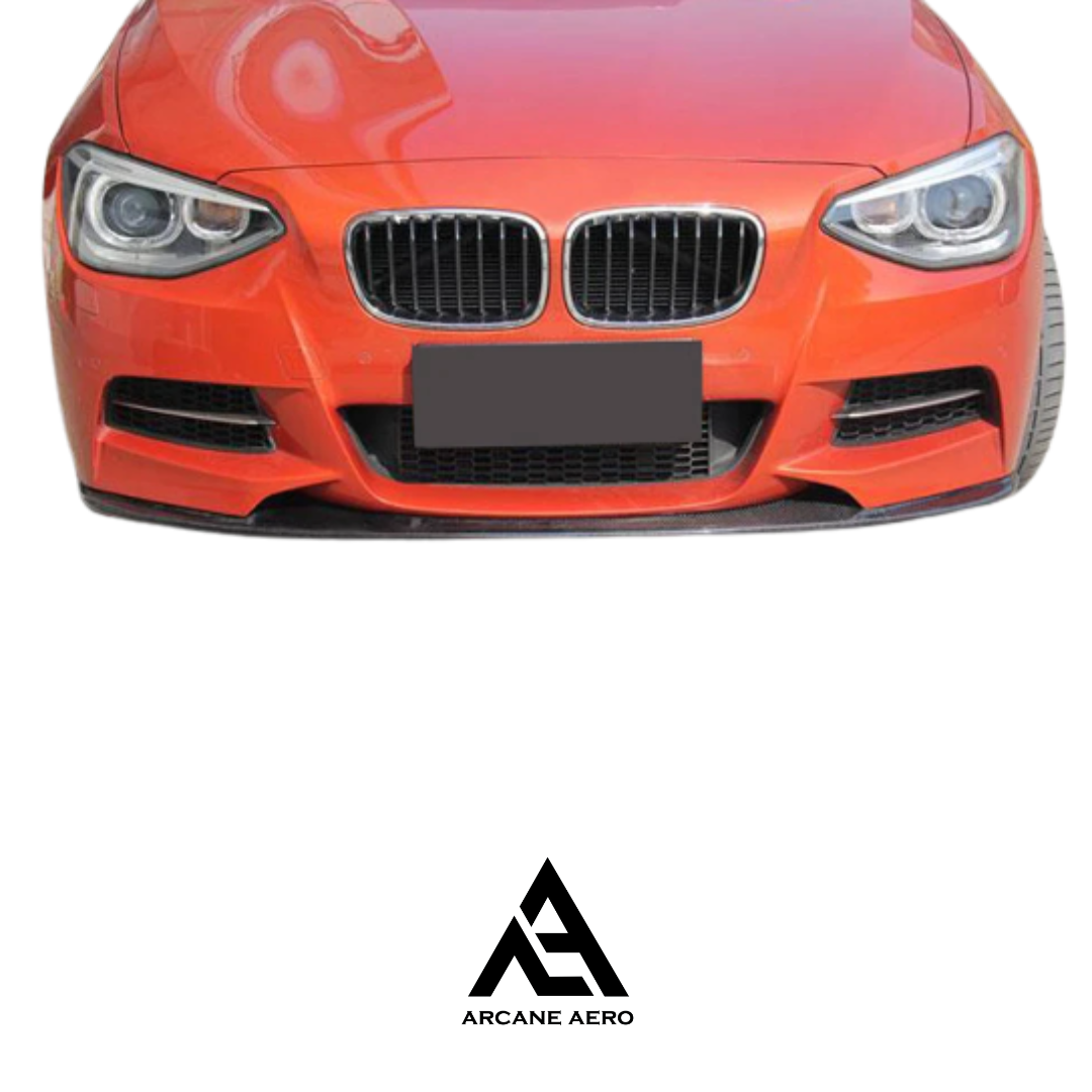 BMW F20 (1-SERIES) 3D  ARCANE AERO STYLE CARBON FIBRE FRONT SPOILER