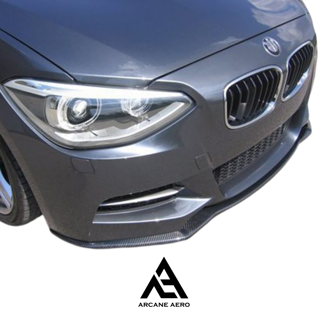 BMW F20 RIEGER STYLE CARBON FIBER ARCANE AERO FRONT SPOILER