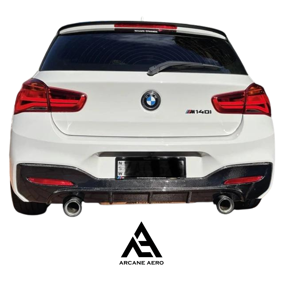 BMW F21 (1-SERIES) ARCANE AERO STYLE CARBON FIBRE DIFFUSER