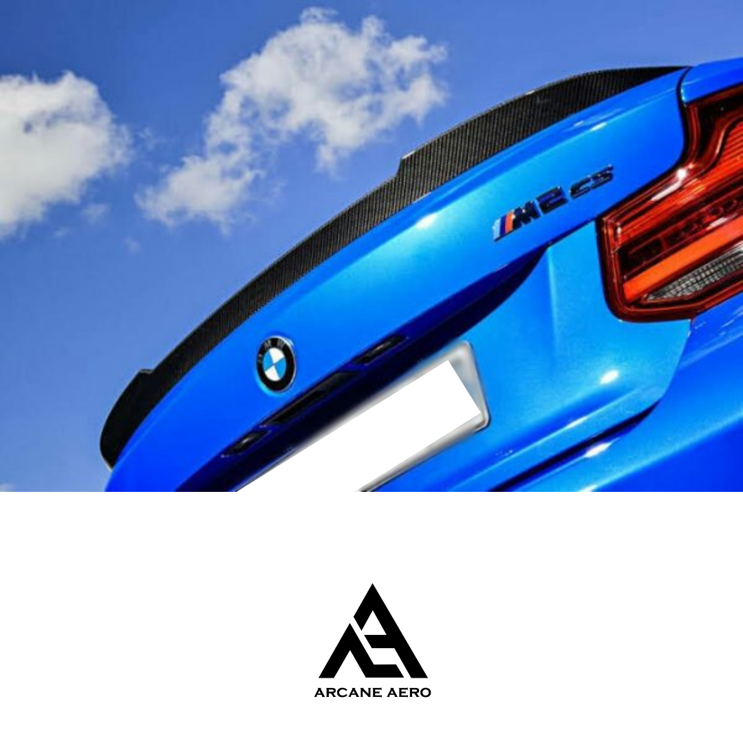 BMW F22 (2-SERIES) CS STYLE ARCANE AERO DRY CARBON FIBER BOOT SPOILER