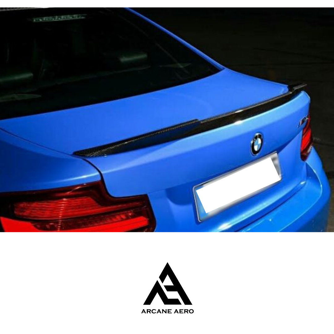 BMW F22 (2-SERIES) CS STYLE ARCANE AERO DRY CARBON FIBER BOOT SPOILER