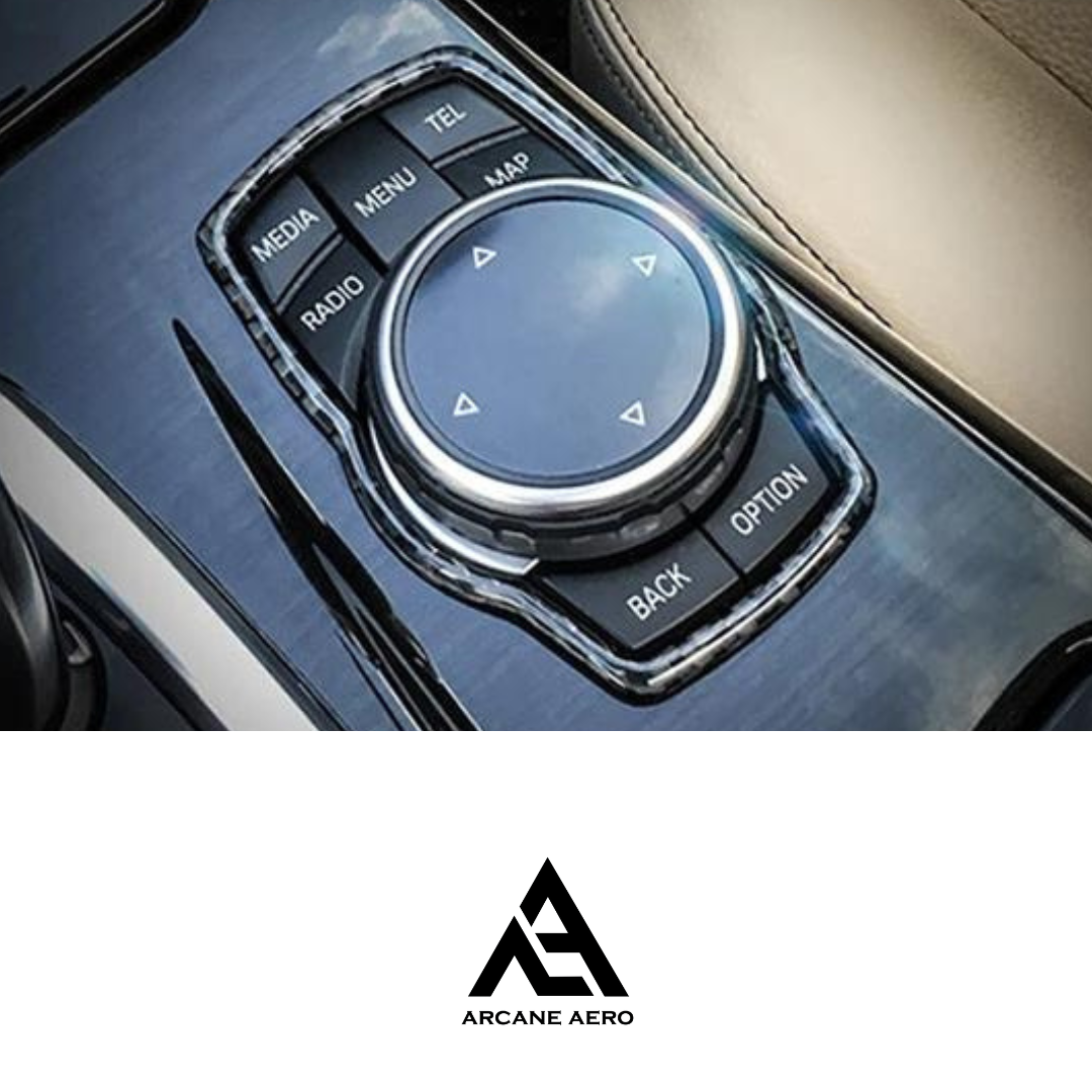 BMW F22 ARCANE AERO CARBON FIBRE I-DRIVE SURROUND TRIM