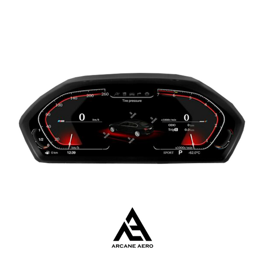 BMW F30 (3-SERIES) ARCANE AERO VIRTUAL COCKPIT LED INSTRUMENT CLUSTER RETROFIT