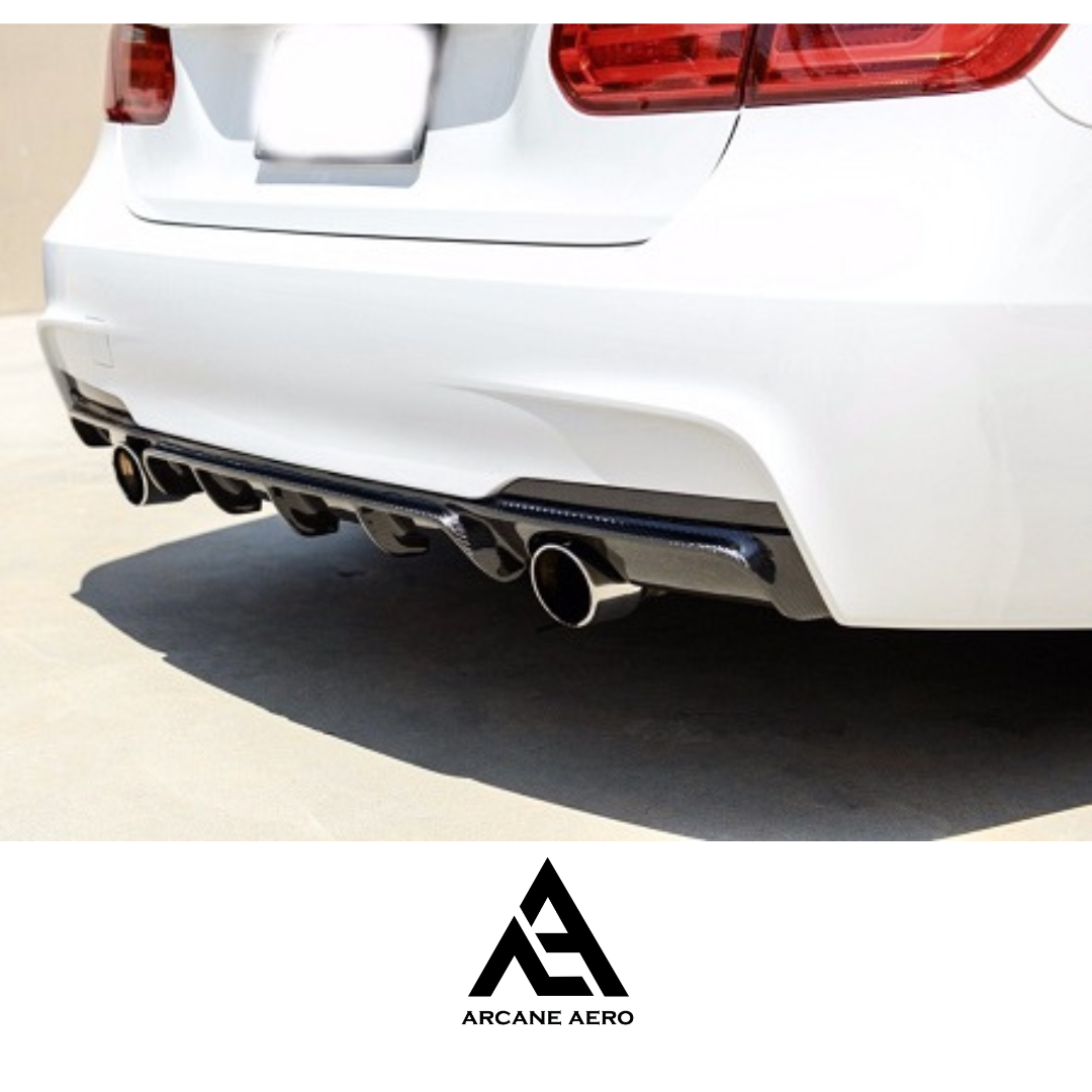 BMW F30 CARBON FIBER M-TEK ARCANE AERO STYLE DIFFUSER
