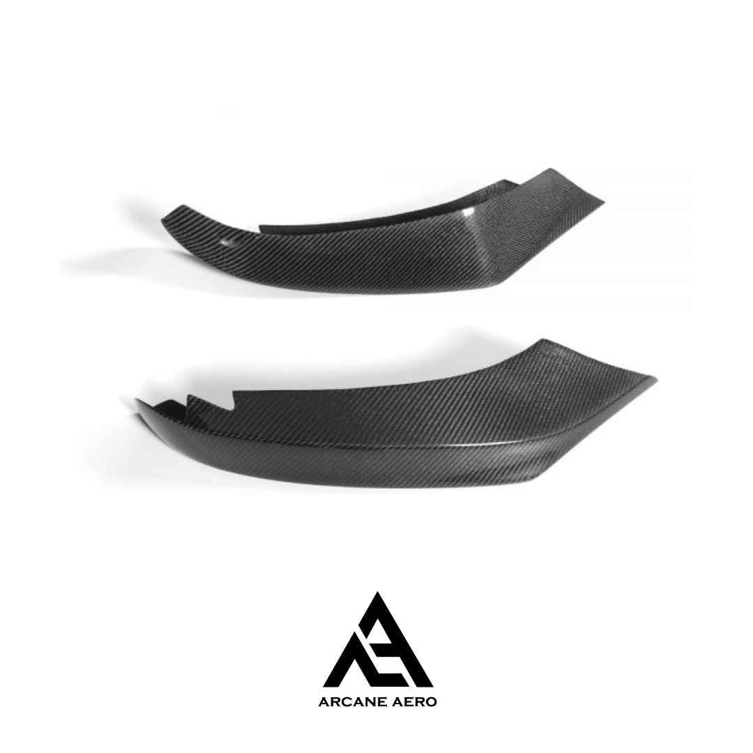 BMW F32/F33 4-SERIES P CARBON FIBER ARCANE AERO STYLE FRONT SPLITTERS