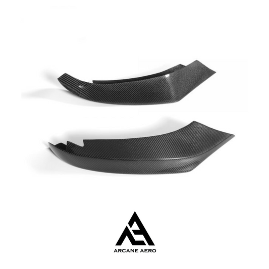 BMW F32/F33 4-SERIES P CARBON FIBER ARCANE AERO STYLE FRONT SPLITTERS