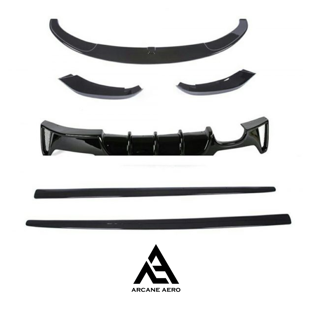 BMW F32 (4-SERIES) PERFORMANCE STYLE GLOSS BLACK BODYKIT