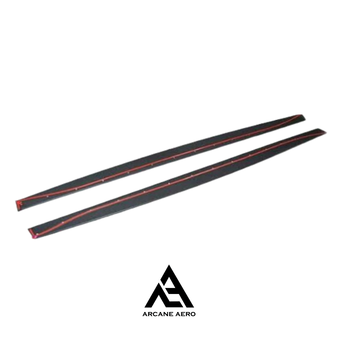 BMW F82 M4 MP STYLE ARCANE AERO CARBON FIBER SIDE SKIRTS EXTENSIONS