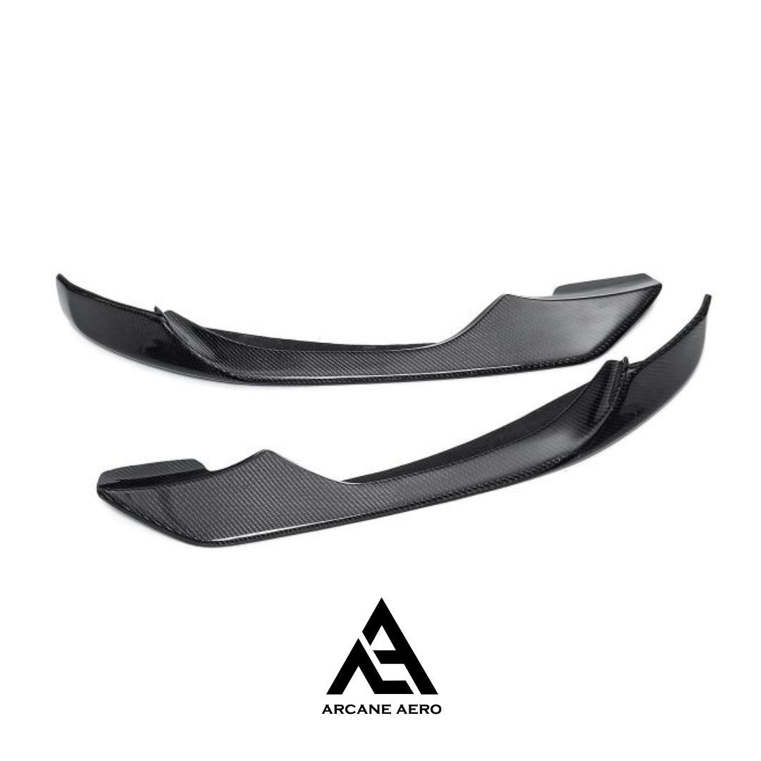 BMW F82 M4 AC STYLE ARCANE AERO CARBON FIBER SPLITTERS