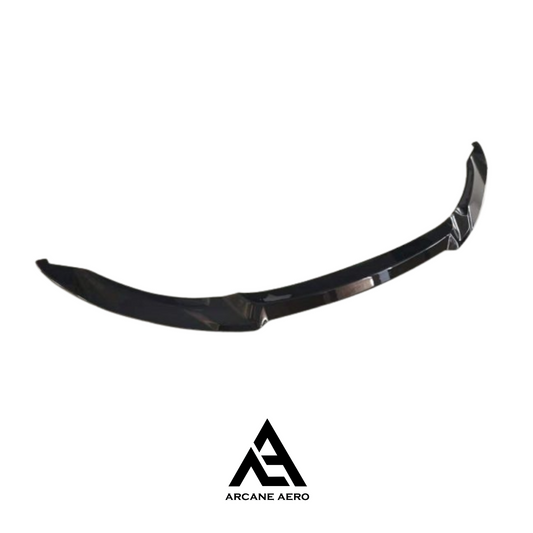 BMW F82 M4 CS STYLE ARCANE AERO GLOSS BLACK FRONT SPOILER