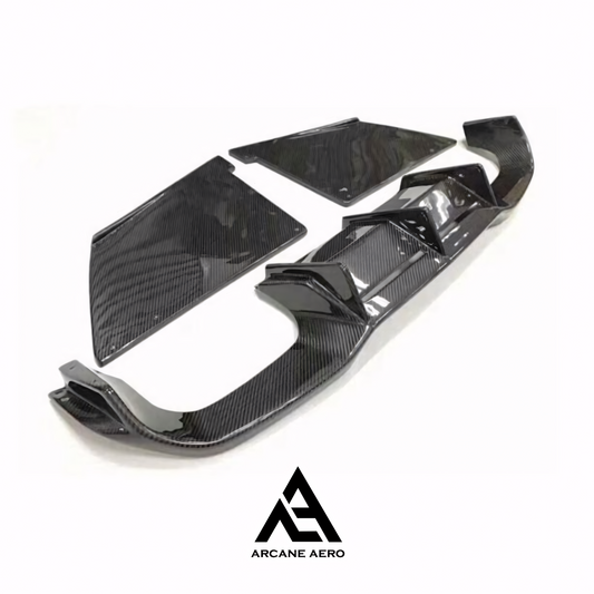 BMW F87 M2 CARBON FIBRE MTC STYLE ARCANE AERO DIFFUSER