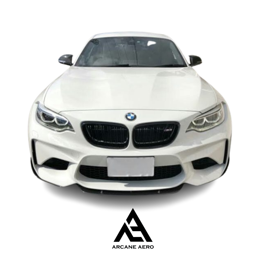 BMW F87 M2 S-STYLE ARCANE AERO CARBON FIBER FRONT SPLITTER
