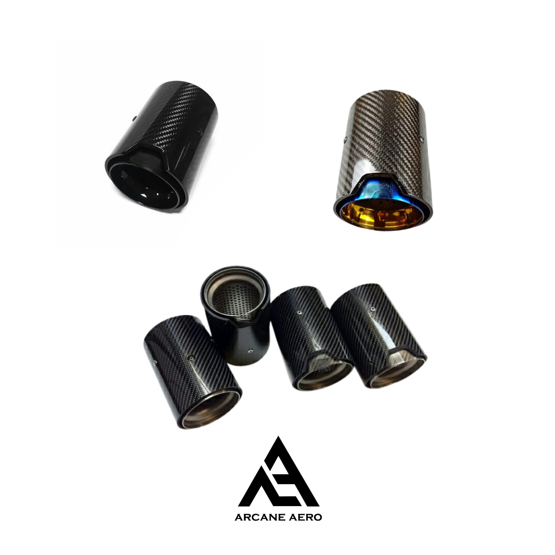 BMW F8X M STYLE CARBON FIBER ARCANE AERO TAIL PIPES