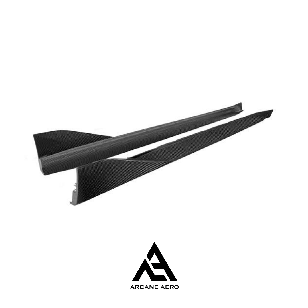 BMW G80 M3 (3-SERIES) CARBON FIBER MP STYLE ARCANE AERO SIDE SKIRTS
