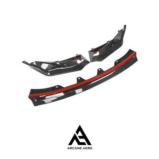 BMW G80 M3 (3-SERIES) CARBON FIBER VORSTEINER STYLE ARCANE AERO FRONT SPOILER