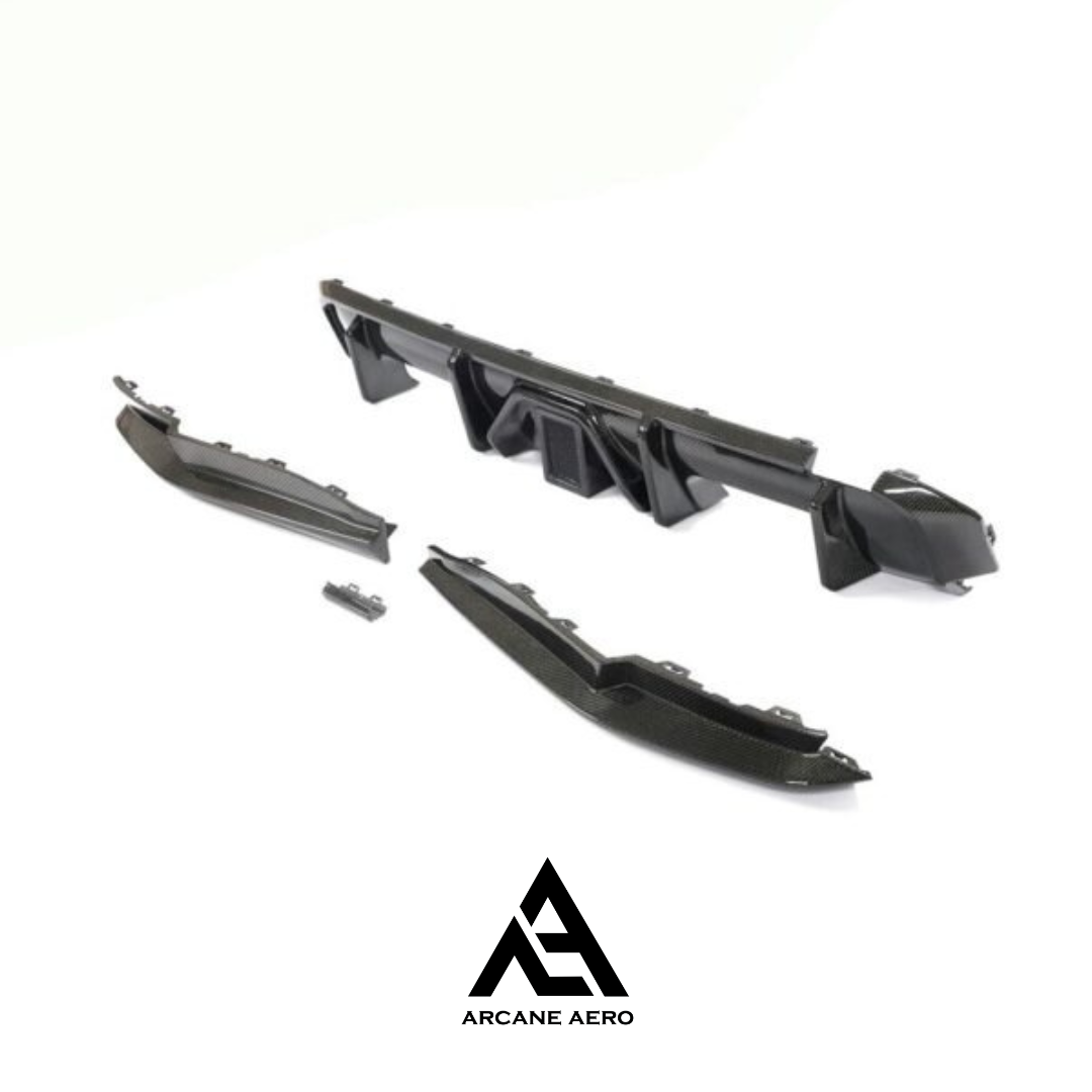 BMW G80 M3 (3-SERIES) CARBON FIBRE ARCANE AERO LED DIFFUSER