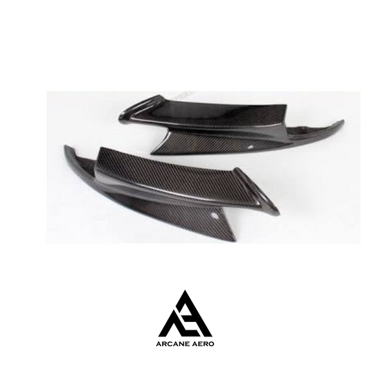 BMW S93 V8 CARBON FIBER ARCANE AERO FRONT SPLITTERS