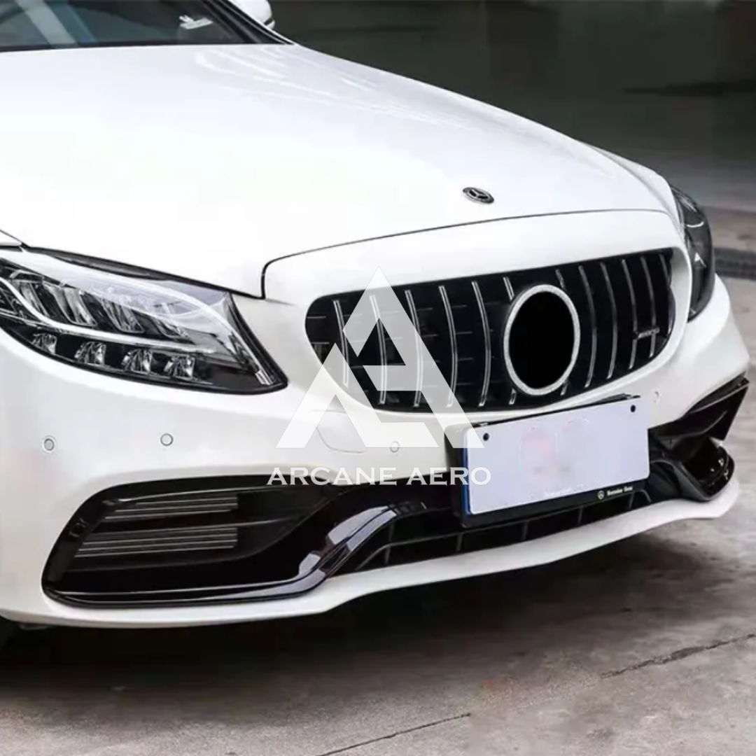 MERC W205 (C-CLASS) ARCANE AERO C63 FRONT BUMPER CONVERSION