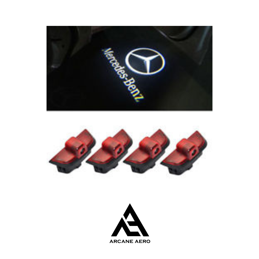 MERC W204 (C-CLASS) ARCANE AERO SEDAN LED SHADOW LOGO LIGHTS