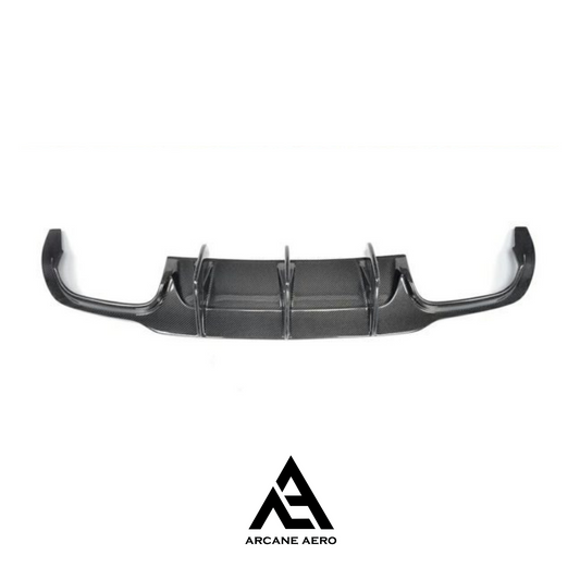 MERC W204 (C-CLASS) C63 LCI ARCANE AERO STYLE CARBON FIBRE DIFFUSER