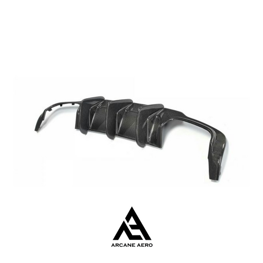 MERC W204 C63 (PRE-FACELIFT) ARCANE AERO STYLE CARBON FIBRE DIFFUSER