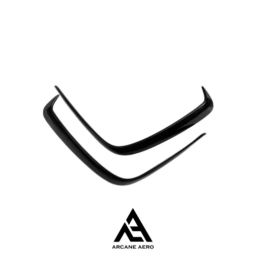 MERC A-CLASS (W176) ARCANE AERO STYLE REAR BUMPER CANARDS