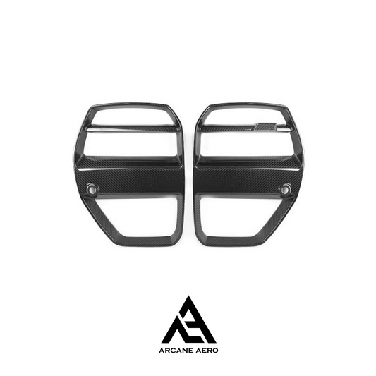BMW G82 M4 (4-SERIES) DRY CARBON FIBRE VORSTEINER STYLE ARCANE AERO GRILLE