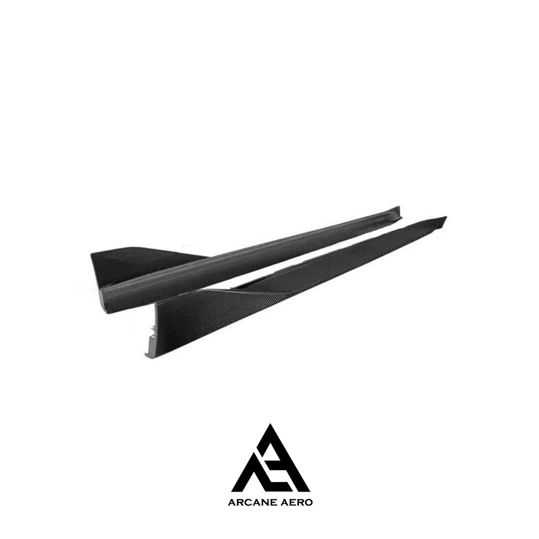 BMW G82/G83 M3 (4-SERIES) CARBON FIBER MP STYLE ARCANE AERO SIDE SKIRTS