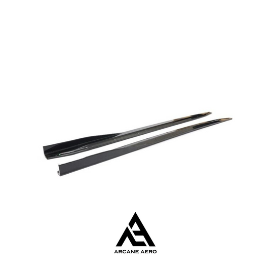 BMW G82/G83 M4 (4-SERIES) DRY CARBON FIBRE AERO STYLE ARCANE AERO SIDE SKIRT EXTENSIONS