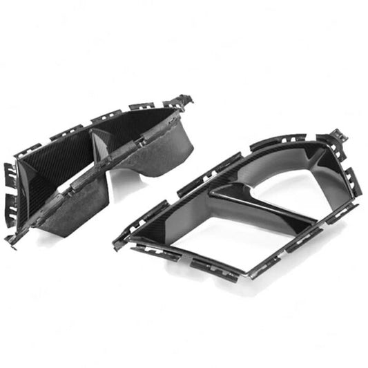 BMW G80 M3 (3-SERIES) CARBON FIBRE MP STYLE BUMPER AIR INTAKE COVERS