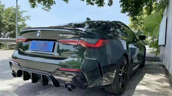 BMW G22 (4-SERIES) MP STYLE GLOSS ARCANE AERO BLACK DIFFUSER
