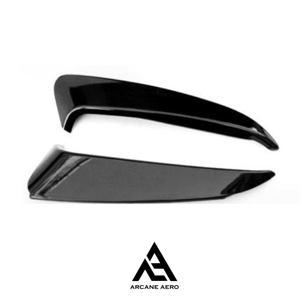 MERC W205 (C-CLASS) ARCANE AERO SEDAN REAR BUMPER CANARDS