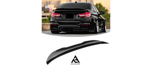 BMW F30 (3-SERIES) ARCANE AERO STYLE GLOSS BLACK BOOT SPOILER