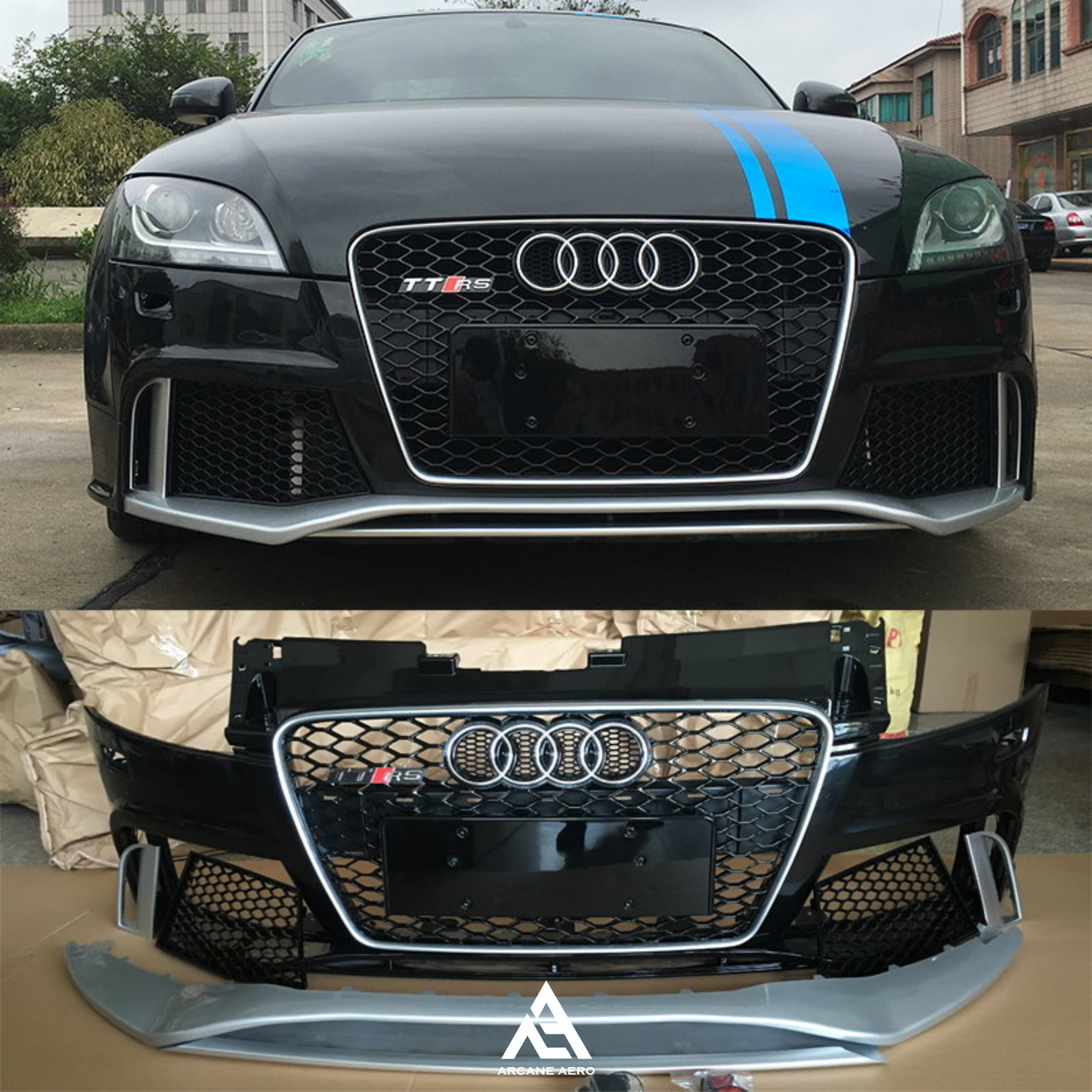 AUDI TTRS (8J) ARCANE AERO FRONT BUMPER