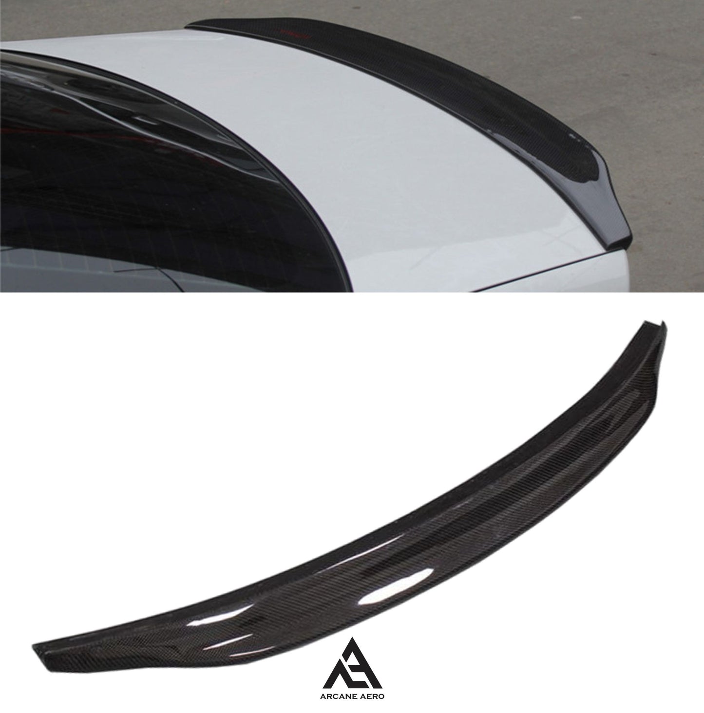 AUDI A4 (B8) ARCANE AREO CARBON FIBER BOOT SPOILER