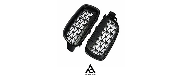 BMW F32 (4-SERIES) ARCANE AERO DIAMOND STYLE KIDNEY GRILLES