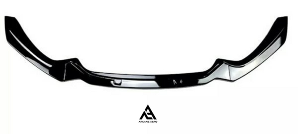 BMW F20 LCI (1-SERIES) ARCANE AERO STYLE GLOSS BLACK FRONT SPOILER