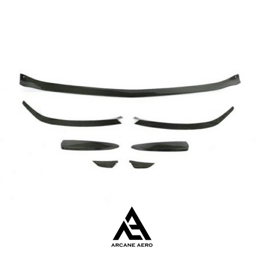 MERC W177 A-CLASS ARCANE AERO 7PC FRONT BUMPER AERO CANARD KIT