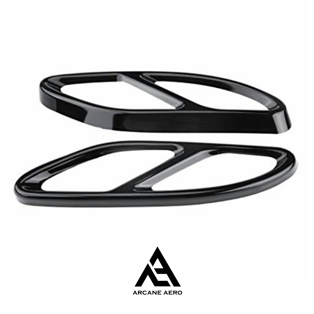 MERC AMG ARCANE AERO STYLE TAIL PIPE COVERS