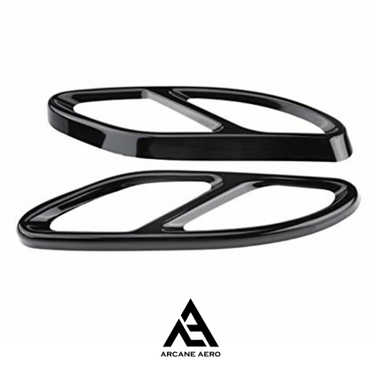MERC AMG ARCANE AERO STYLE TAIL PIPE COVERS